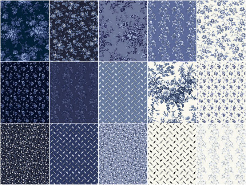 Jasper Blue Fat Quarter Bundle