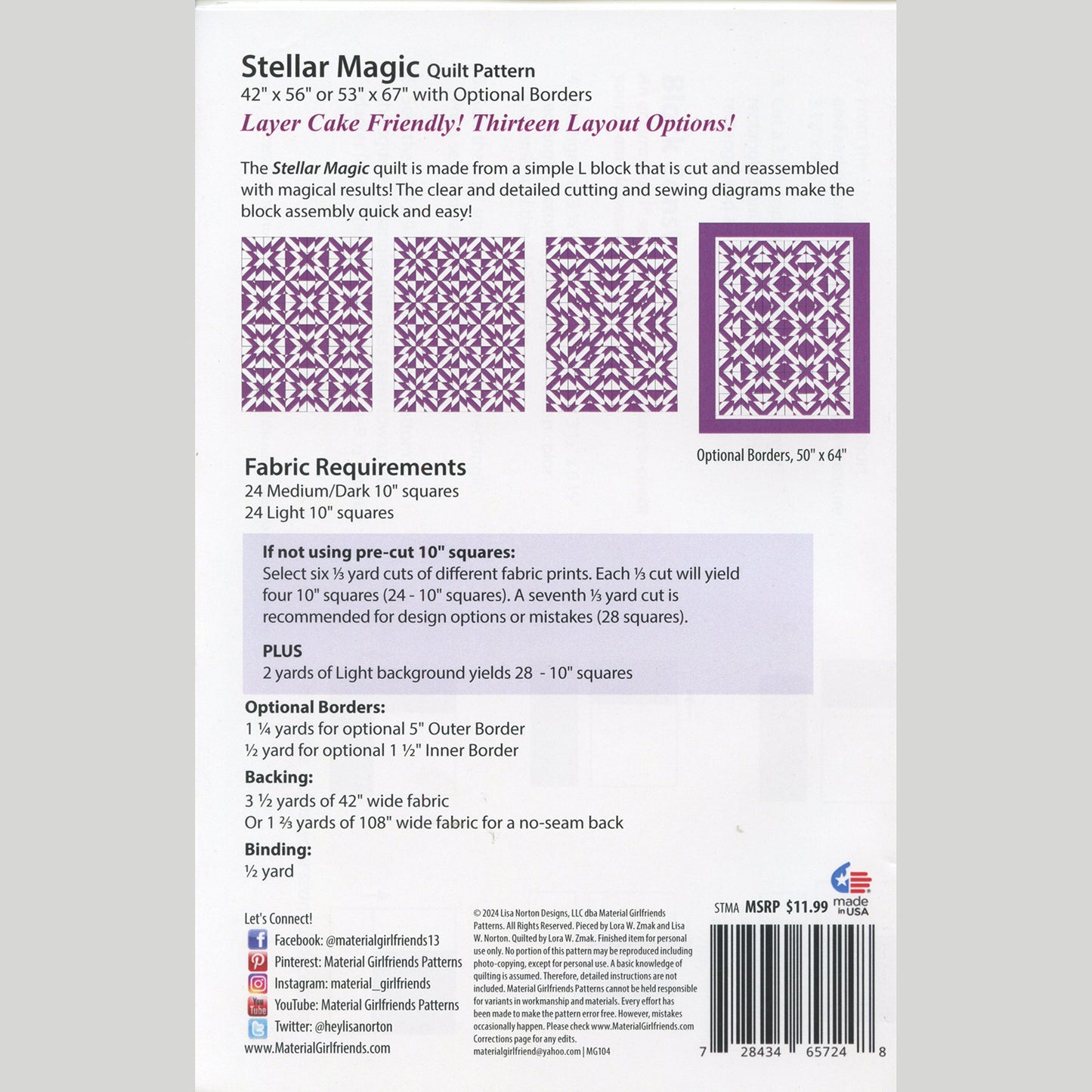 Stellar Magic Quilt Pattern