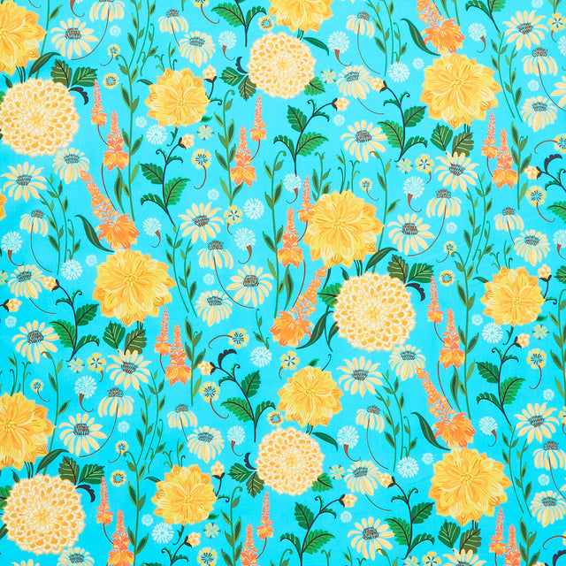 Faraway Florals - Floral Pool Yardage Primary Image