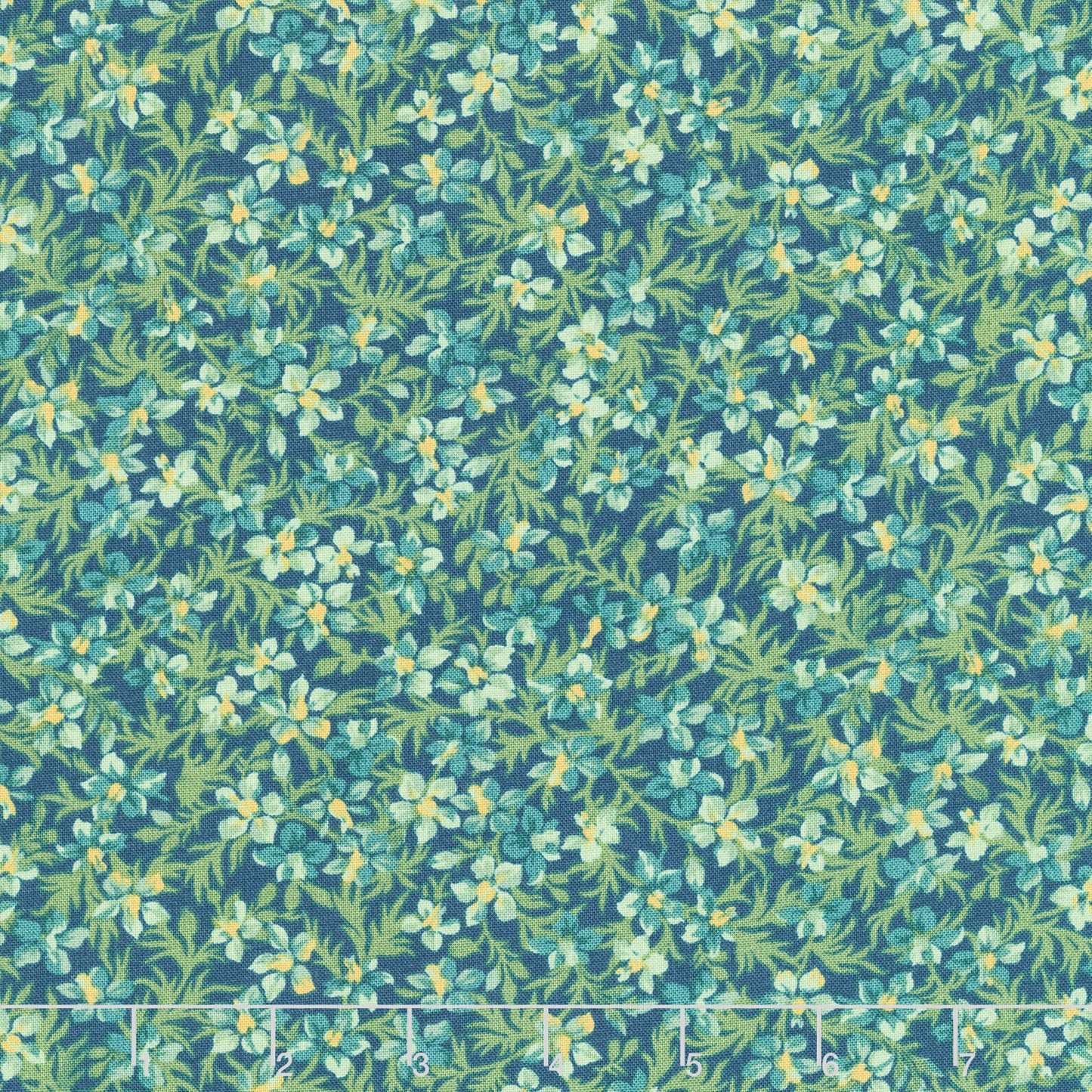 Willoughby - Miny Floral Navy Yardage Primary Image