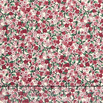 Belcourt - Tiny Florals Rose Pink Yardage