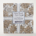 Holiday Flourish Festive Finery Taupe Colorstory Metallic Ten Squares