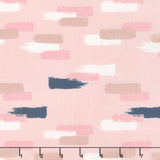 Blush - Strokes Pink Sparkle Yardage