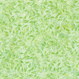 Floral Fun Batiks - Leaf Swirl Pistachio Yardage