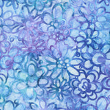 Artisan Batiks - Posies 4 Flowers Cornflower Yardage