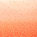 I Heart Ombre - Heart Ombre Tangerine Metallic Yardage