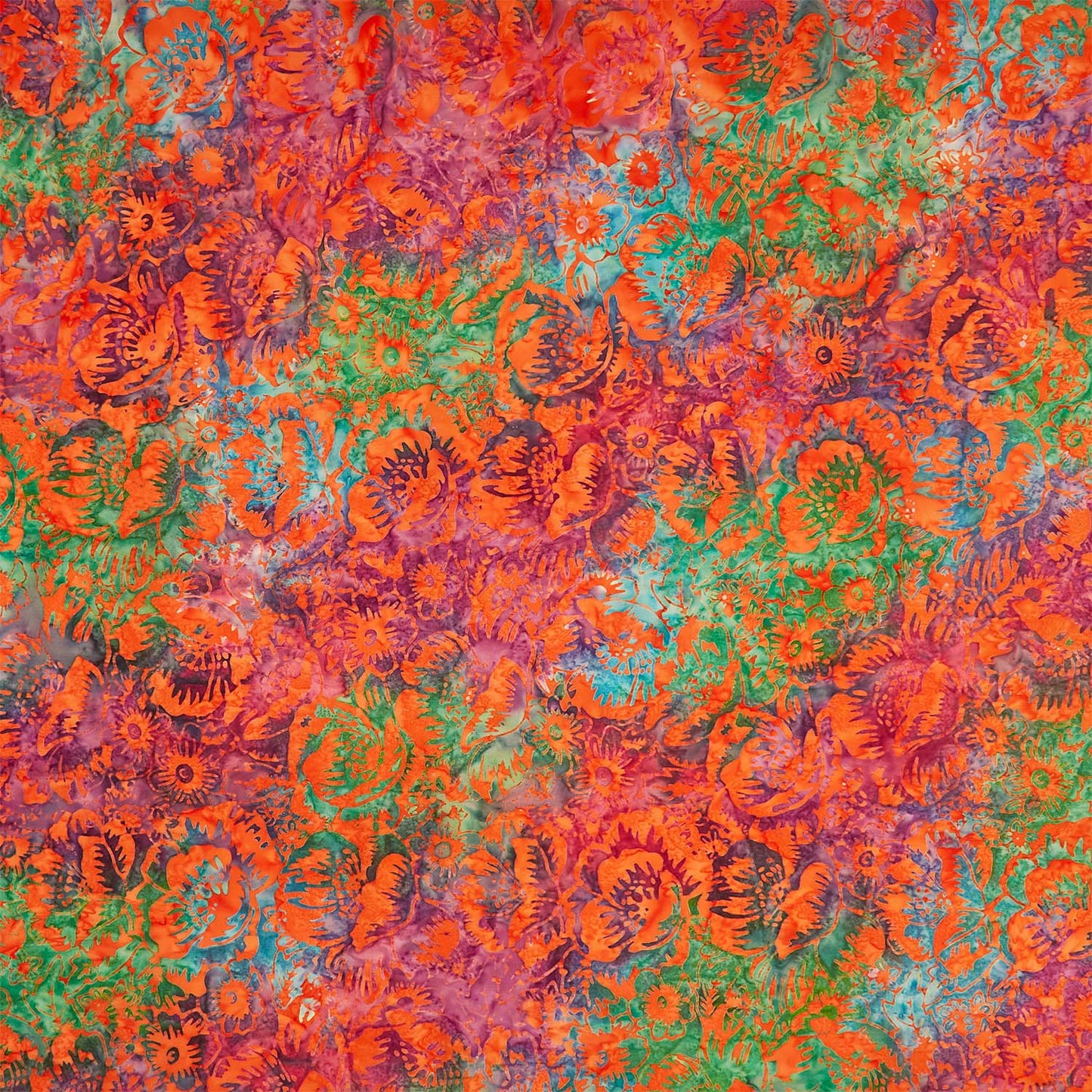 Artisan Batiks - Wild Poppies Geranium Yardage