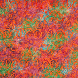 Artisan Batiks - Wild Poppies Geranium Yardage