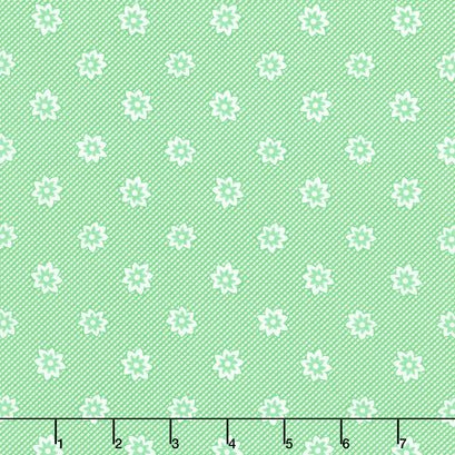 30's Playtime - Blooming Blossoms Aloe Yardage