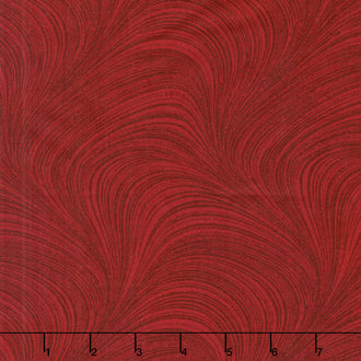 Wave Texture - Wave Texture Medium Red 108" Wide Backing