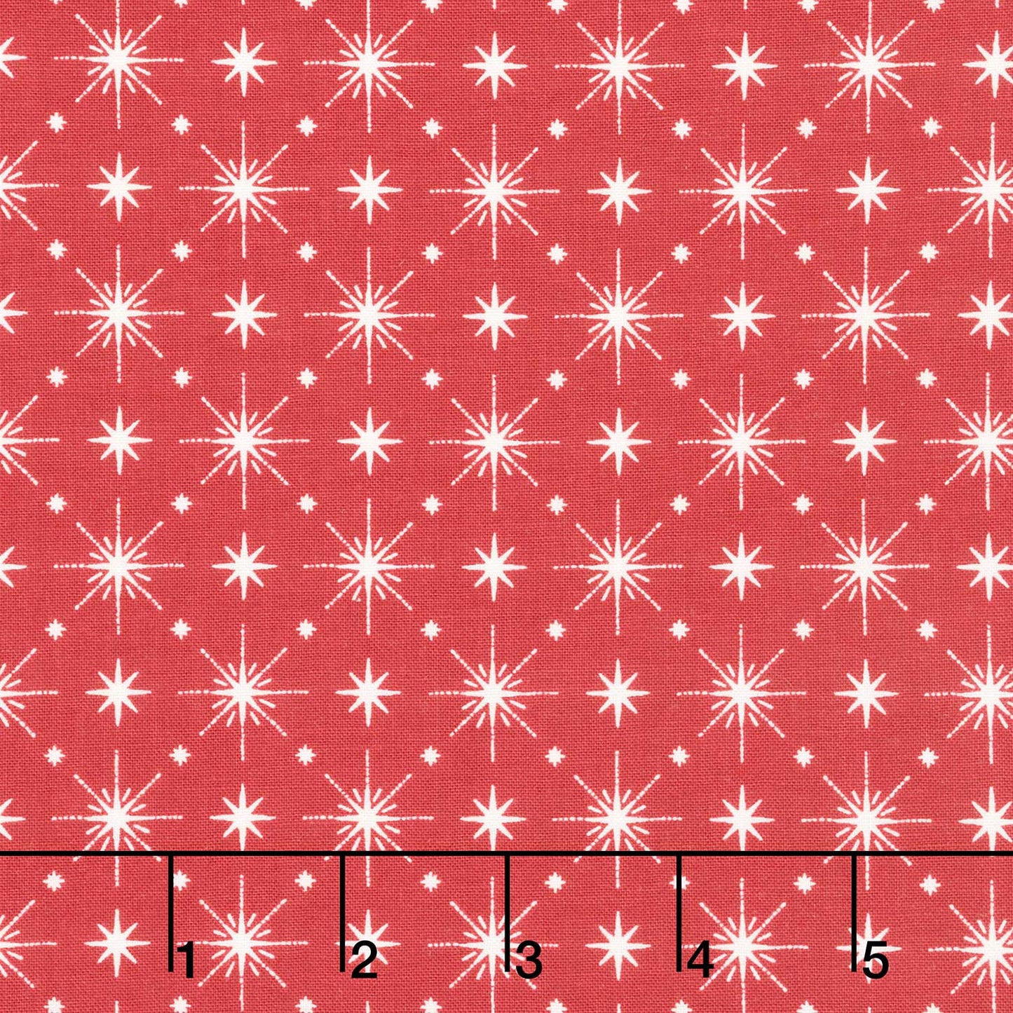 Christmas is in Town - Stars Red Yardage Primary Image