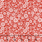 Happy Day - Happy Floral Red Yardage