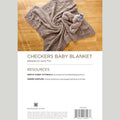 Checkers Baby Blanket Printed Knitting Pattern