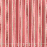 Garnets and Gingham - Textured Stripe Garnet Yardage Primary Image