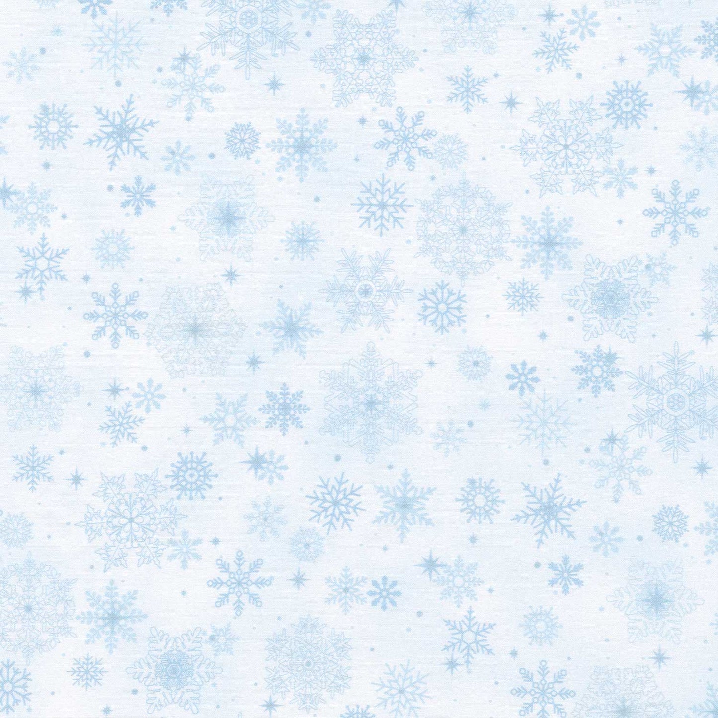 Bentley’s Snowflakes - Big Snowflake Sky Yardage Primary Image
