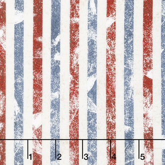 Land of Liberty - Stripes Multi Yardage