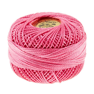 Presencia Perle Cotton Thread Size 8 Cyclamen Pink