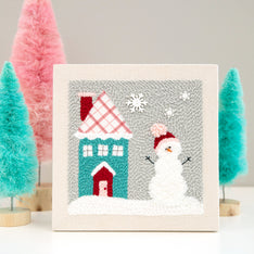 Snowplace Like Home Punch Needle Frame Kit