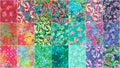 Artisan Batiks - Wild Poppies Ten Squares