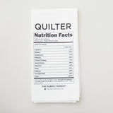 Missouri Star Quilter Nutrition Facts White Canvas Tea Towel Primary Image