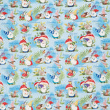 Gnome-Grown - Gnomes Blue Yardage