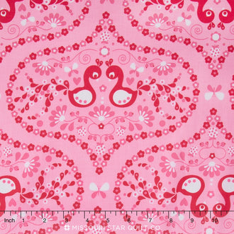 Flutterberry - Plume Pink Yardage