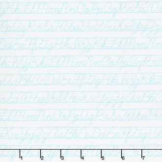 Bee Backgrounds - Penmanship Aqua Yardage