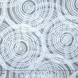 Marks - Charcoal Colorstory Cirlcles Silver Yardage