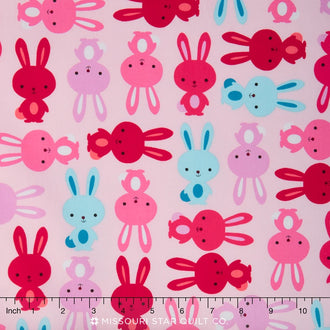 Urban Zoologie - Blush Bunnies Yardage