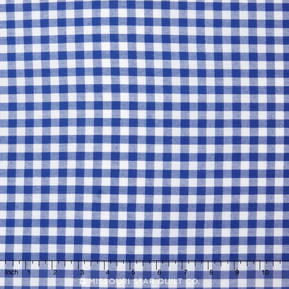 Carolina Gingham - 1/4" Check Royal Yardage