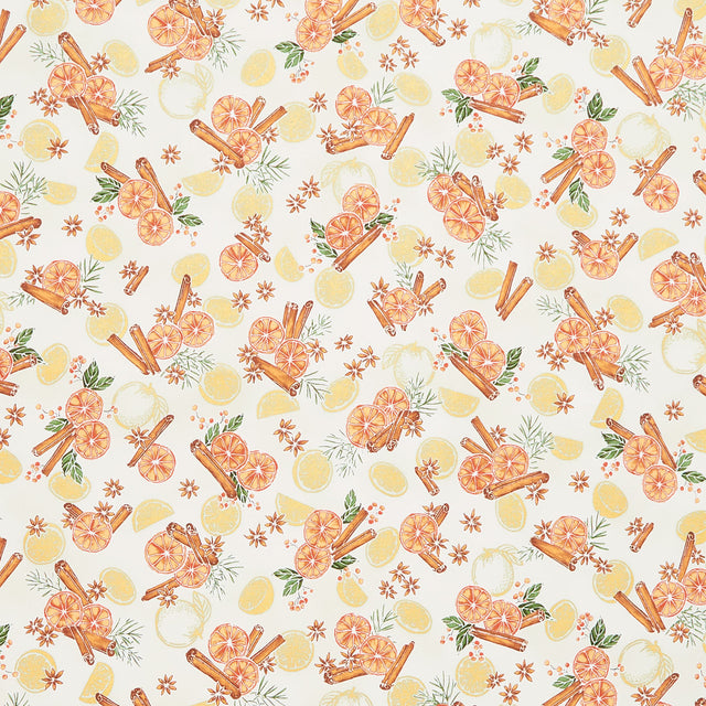 Sweet Pumpkin Spice - Oranges Natural Yardage Primary Image