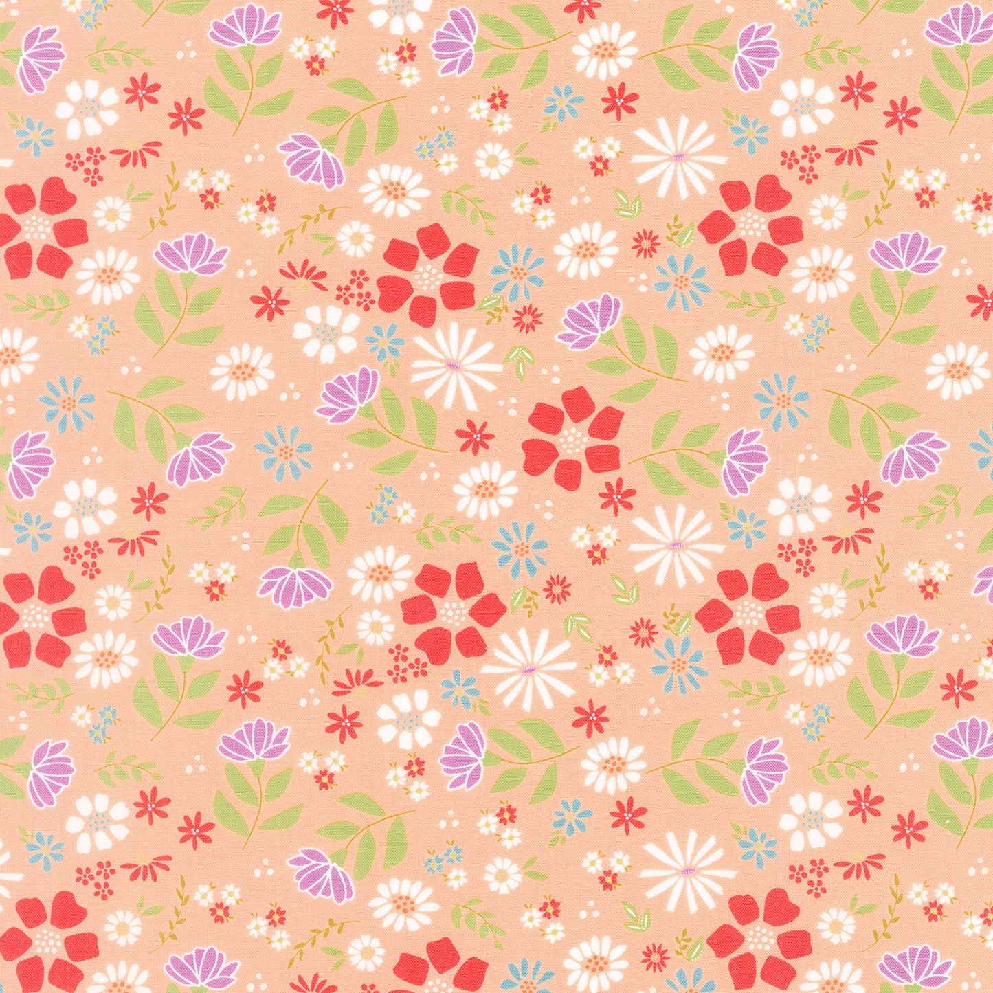 Laguna Sunrise - Wild Rose Cantaloupe Yardage