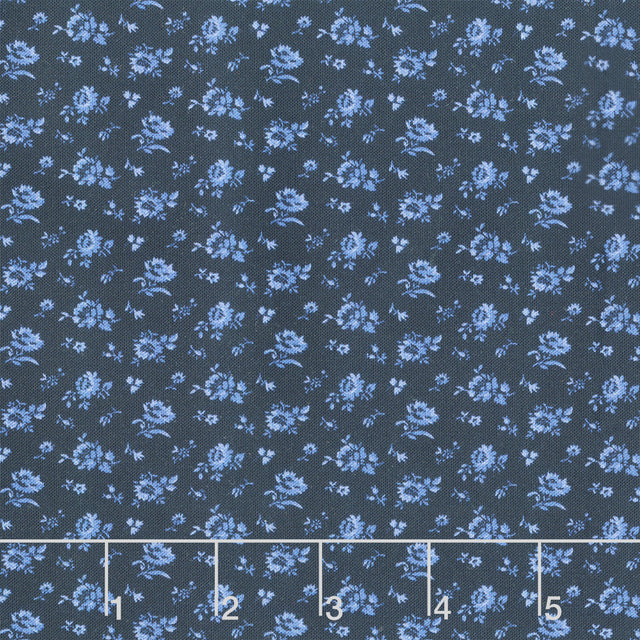 Jasper Blue - Calico Indigo Yardage