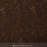 Wilmington Essentials - Coffee Cafe Leafy Scroll Dark Chocolate Yardage