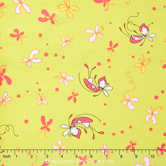 Butterfly Dance - Main Green Yardage