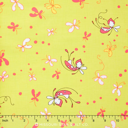 Butterfly Dance - Main Green Yardage