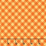 Bee Basics - Gingham Orange Yardage