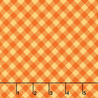 Bee Basics - Gingham Orange Yardage