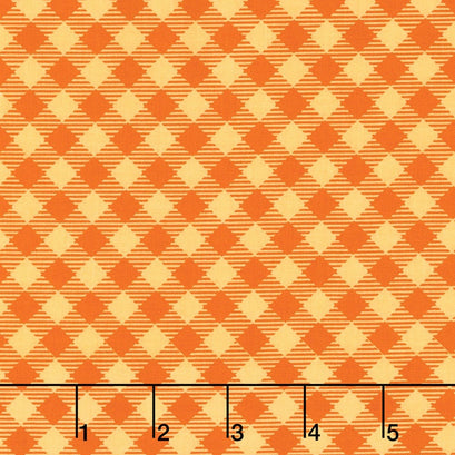 Bee Basics - Gingham Orange Yardage