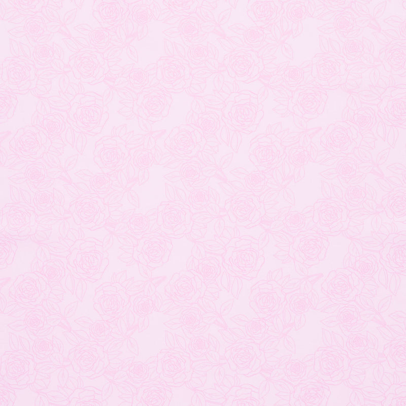 Color Me Pretty - Rose Bloom Pink Purple Yardage Primary Image