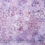 Artisan Batiks - Daisy's Garden 3 Flowers Petunia Yardage