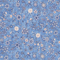 Calista - Flowers Cobalt Pearlized Yardage