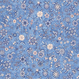 Calista - Flowers Cobalt Pearlized Yardage