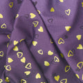 I Heart Ombre - Heart Ombre Aubergine Metallic Yardage