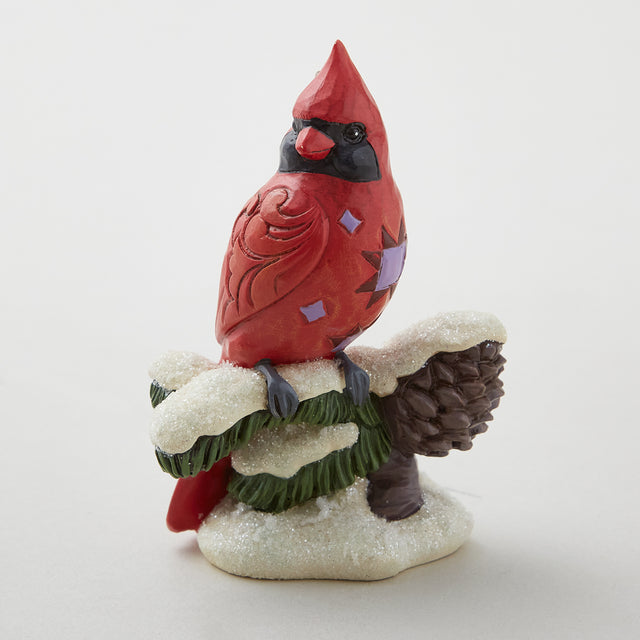 Jim Shore Heartwood Creek Caring Cardinals Winter Bless Ornament Primary Image