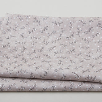 Butterflies and Blooms - Lazy Daisy Toss Taupe 2 Yard Cut