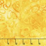 Artisan Batiks - Retro Metro Ovals Yellow Yardage