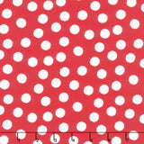 Snow Crew - Snowball Dot Red Yardage Primary Image