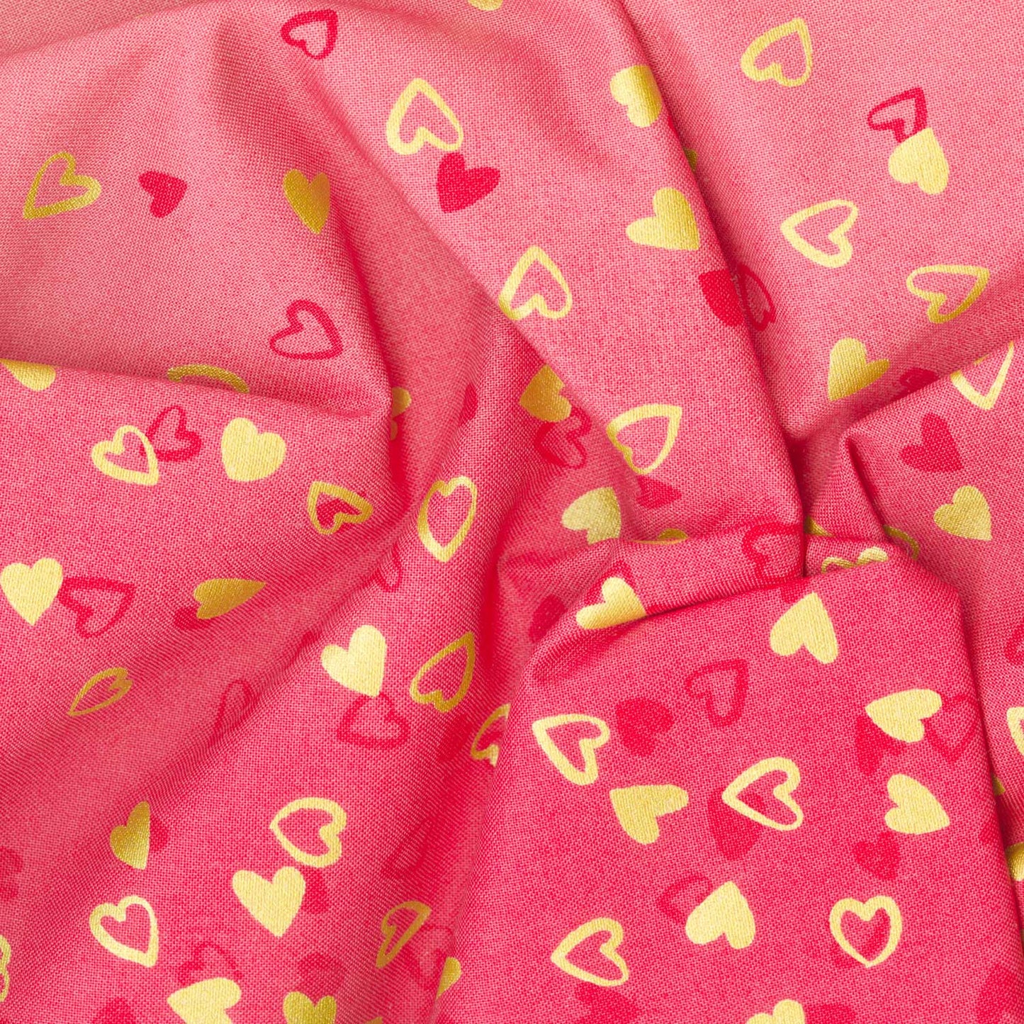 I Heart Ombre - Heart Ombre Hot Pink Yardage Alternative View #1