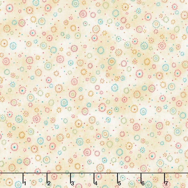 Star Of Wonder, Star Of Light - Twinkle Multi Cream Yardage Primary Image